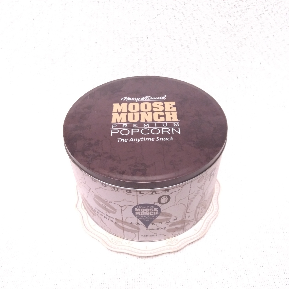 Harry & David Moose Munch Oregon Metal Tin